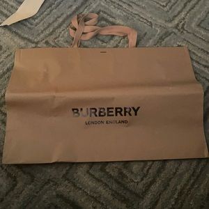 Burberry shopping bag